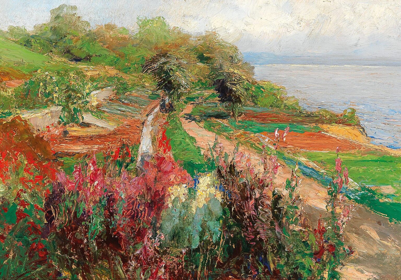 Von Olga Wisinger-Florian - eine Küstenlandschaft