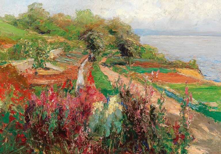 Von Olga Wisinger-Florian - eine Küstenlandschaft